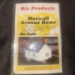 Maxwell Ave House 75X97MM Plastic Kit 1/87 Scale By Rix 628-0201. Fixed Price $27.99.