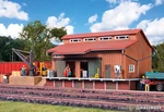 Vollmer 45701 Ho Kit Of Freight Shed With Side Platform And Loading Crane. Fixed Price $47.99.