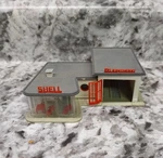 Faller B-217 Shell Gas Station For Model Railroad Parts Rebuild. Fixed Price $12.80.