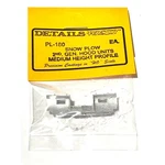 New Details West PL-180 Snow Plows Flat Ho Scale. Fixed Price $8.75.