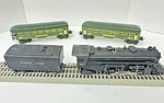 Lionel Pre-war 1664 Steam Engine & 1689W Tender 2640 Pullman 2641 Observation. Fixed Price $320.00.