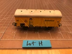 Marklin Ho Train Yellow Jamaica Banana Reefer Early Version Metal Chassis Lot. Fixed Price $13.65.