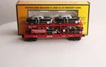 O-gauge Mth T.t.o.s. 1999 Auto Carrier W/ Ertl '52 Cadillac's. Fixed Price $99.99.