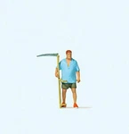 Preiser 28217 Ho Scale Farmer W/scythe - Individual Figure. Fixed Price $7.99.