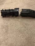 Vintage Black Lionel Lines 1062 Locomotive & Tender Gauge Working. Fixed Price $49.95.