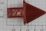 American Flyer PA15C582 Scale Red Plastic Cowcatcher. Fixed Price $12.00.