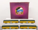 Mth 20-6558 Chicago & North Western Bi-level Passenger Car (set Of 4)/BOX. Fixed Price $629.99.