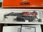 Lionel Scale Erie Six Wheel Red Bucyrus Crane Car Item 6-19837 New In Box. Fixed Price $49.50.