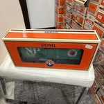 Lionel Northern Pacific Railway Box Car Gauge 6-25010 Operating Couplers Open. Fixed Price $14.25.