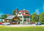 Faller 130269 Ho Scale Country Inn With Wooden Porch, Tables And Chairs. Fixed Price $51.48.