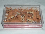 Preiser 14409 Ho Animals - Brown Cows Figures (set Of 30). Fixed Price $61.18.