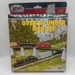 Pier (47PC Set) Ho Scale Atlas Trains Medium Over N' Under Graduated Height. Fixed Price $8.40.