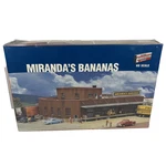 Walthers Cornerstone Ho Miranda's Bananas Discontinued Kit #933-3080 New/sealed. Fixed Price $64.56.