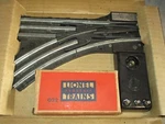 Rare 1956 Lionel Trains Lh Left Hand Switch For Gauge Remote Track With Lamp. Fixed Price $75.00.