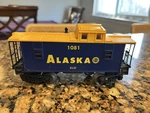 Lionel Alaska Arr #1081 Caboose O/027 Ga. 1998 Train. Fixed Price $22.99.