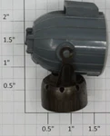 Lionel 3520-112 Gauge Gray Searchlight Housing, Reflector, Base & Lens. Fixed Price $25.00.