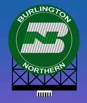 Burlington Northern Railroad Ho-scale Billboard Animated Sign- Flashes & More. Fixed Price $27.99.