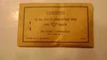 Lionel Catalog No. 011-44 Mint Sealed Envelope. Fixed Price $12.95.