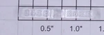 Lionel 8466-6/10 Clear Raised Marker Lens/number Board (10). Fixed Price $15.00.
