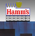Miller Engineering 44-3452 Ho/n Scale Small Hamm?s Beer Billboard. Fixed Price $30.69.