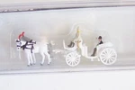 Preiser 79479 Old Time Horse Drawn Wedding Carriage W/ Bride & Groom Figures. Fixed Price $34.45.