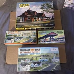 Atlas & Plasticville Model Kit Ho #706 Passenger Station Platform Barn Church. Fixed Price $19.99.