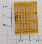 Lionel 6656-5D Dark Yellow Metal Door (10). Fixed Price $30.00.