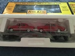 Mth Railking Flat W/fire Cars #30-7623 Brand New!! Free Ship!!. Fixed Price $44.99.