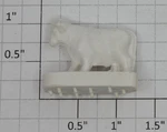 Lionel 3656-34 White Operating Cattle Cow Figures (12). Fixed Price $8.40.