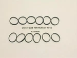 Lionel Traction Tires (12 Ea) O-ga 3/4"ID Fits Diesels Trains Listed.. Fixed Price $14.50.