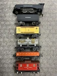 + Lionel Jr Prewar Tinplate 1689E Seam Locomotive & Tender 4 Car Freight Set. Fixed Price $295.00.