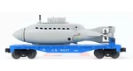 Lionel Navy Submarine Flatcar Uss Requin 488 Lcca Pittsburgh 6-52273!. Fixed Price $92.00.