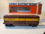 Vintage 1987 Lionel 6-19204 Milwaukee Road Box Car New Ob. Fixed Price $27.50.