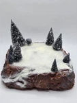 Coventry Christmas Village Display Platform W/ Trees Lemax Vtg 1998. Fixed Price $49.99.