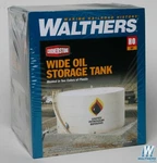 Walthers 933-3167 Wide Oil Storage Tank W/ Berm Kit Ho Scale Train. Fixed Price $44.99.