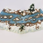 Village Mill Creek Curved Section Department 56 Accessories # 52634. Fixed Price $45.00.
