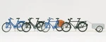 Bicycles Kit Painted Preiser 17161. Fixed Price $28.01.