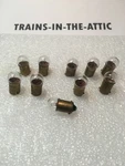 Lionel 51 Bulb 6 Volt Q90 10 Ea Zw, R, Rw, Z, V, Transformer Train & Accessories. Fixed Price $8.95.