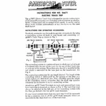 American Flyer M4235 26671 Electric Track Trip Instructions Gauge Copy. Fixed Price $9.99.