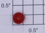 Lionel 1121C-55 Gauge Red Smooth Rubber Lens (12). Fixed Price $8.40.