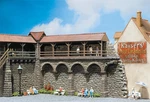 Faller 130404 Ho Scale 1:87 Kit Of Old-town Wall. Fixed Price $36.99.