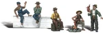 Woodland Scenics Scale Accents Figures/people Set Hobos (5). Fixed Price $14.99.