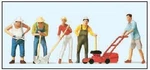Preiser 10463 Ho Scale Gardeners With Lawnmower (pieces 5). Fixed Price $25.27.