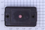 American Flyer XA10961 S Gauge Brown Blank Red Button Control Box (2). Fixed Price $6.00.