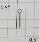 Lionel 1666E-11 Thin .060" Handrail Cotter Pin Fits 224, 225, 226, (24). Fixed Price $6.72.
