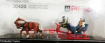 Preiser #30420 Sleigh W/driver, Passengers & Horses Plastic Painted. Fixed Price $46.79.