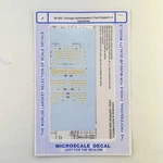 Microscale Decals 60-562 Chicago Northwestern Coal Hoppers & Gondolas. Fixed Price $13.80.