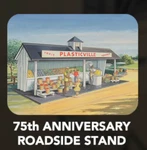 Bachmann Plasticville 45632 Gauge 75TH Anniversary Roadside Stand Kit. Fixed Price $29.99.