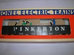 Lionel 6-16712 " Pinkerton Animated Gondola Lot #43318. Fixed Price $39.00.