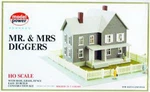 Model Power 489 Scale Mr. & Mrs. Diggers House Building Kit. Fixed Price $17.99.